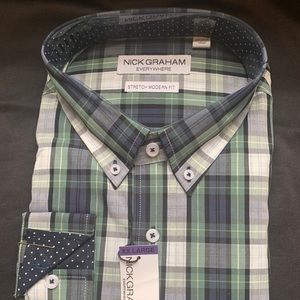 Nick Graham Long Sleeve Dress Shirt